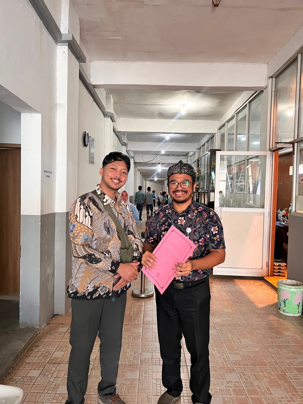 On site at a vocational school in Bandung, West Java