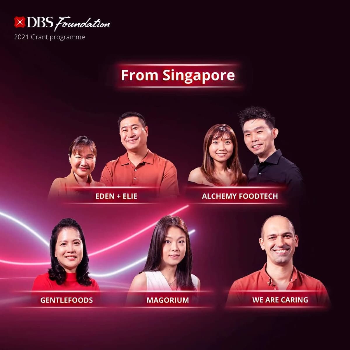 DBS Foundation 2021 grant programme: We Are Caring among the Singapore grantees