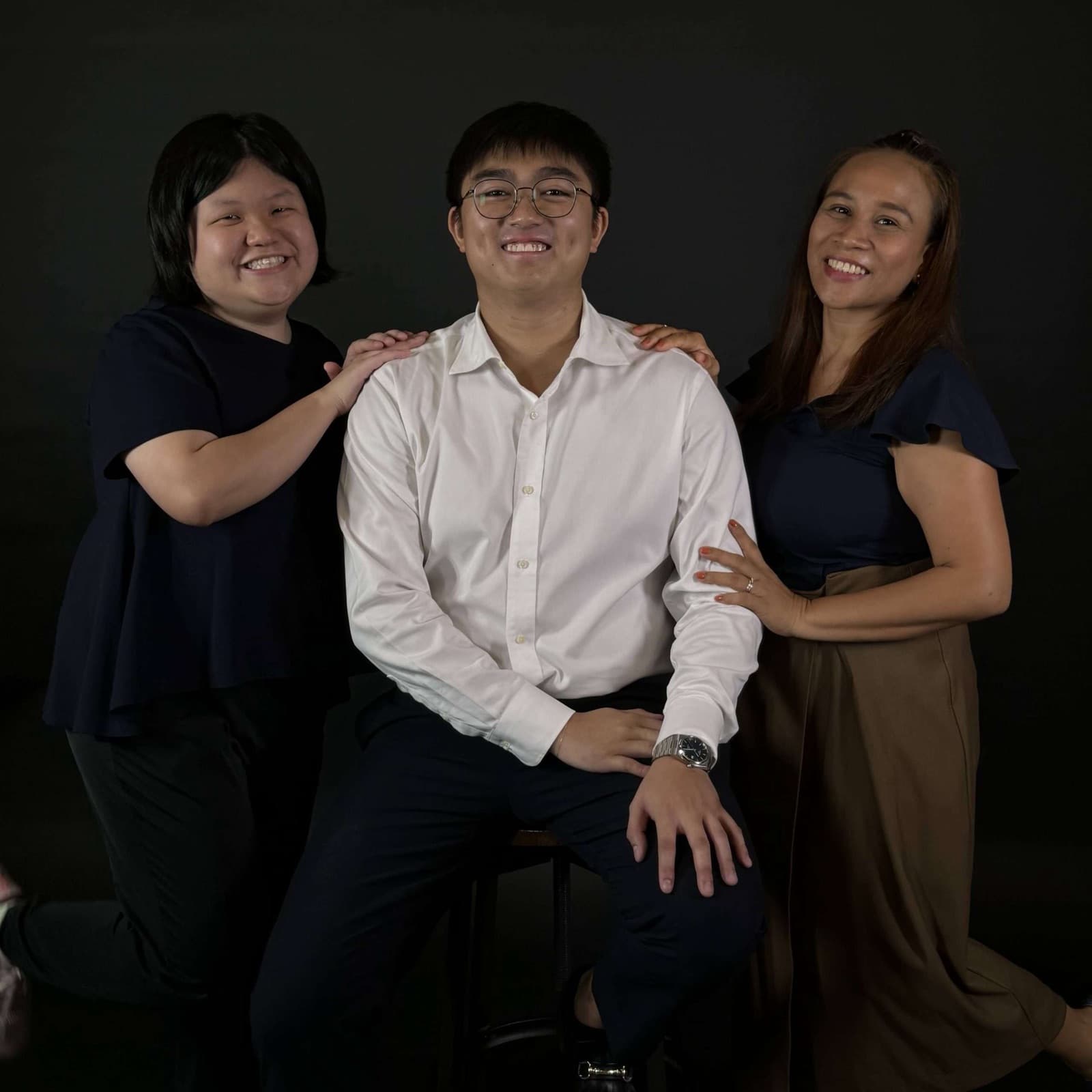 Three members of the We Are Caring team