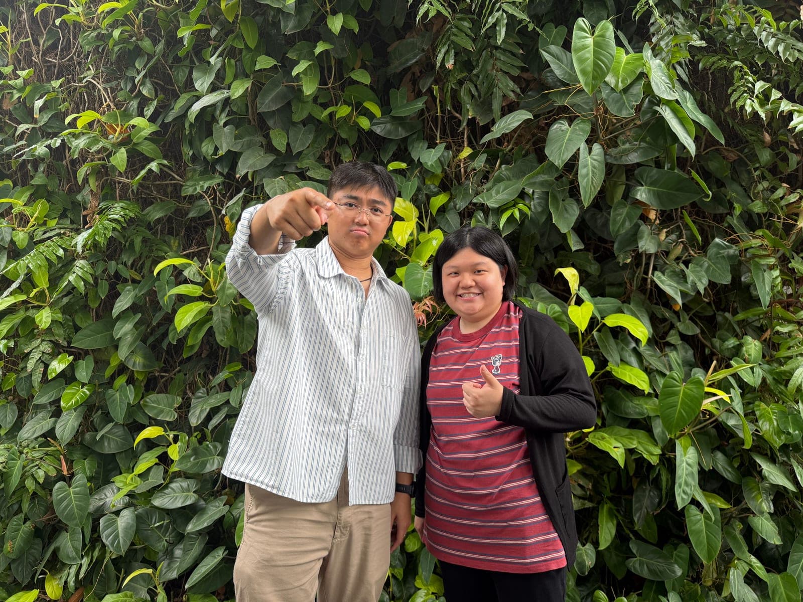 Edmund and Ling Yan from the We Are Caring team